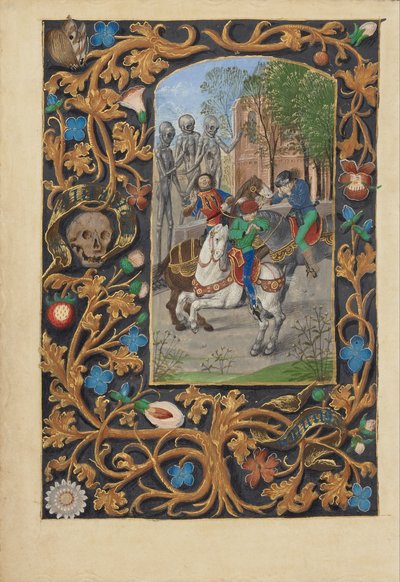 Les Trois Vivants et les Trois Morts - Master of the Dresden Prayer Book